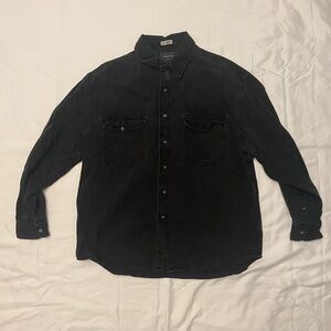 Aeropostale Black Denim Shirt